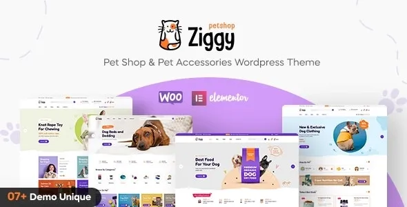 Ziggy v1.0.10 – 宠物店WordPress主题