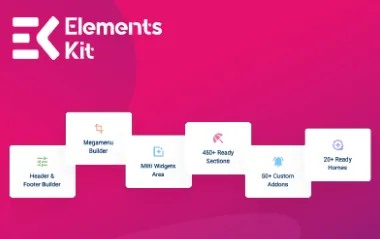 Elements Kit v3.6.3 – WordPress Elementor页面生成器的扩展插件[Nulled]