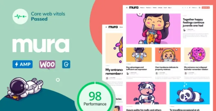 Mura v1.6.6 – 内容创作,博客类WordPress主题