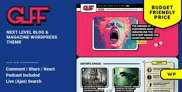 Guff v1.0.2 – WordPress时尚博客主题