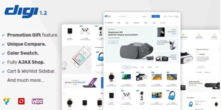 Digi v1.8.6 – 电子产品商店WooCommerce主题