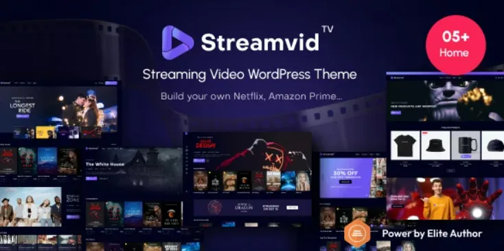 StreamVid v5.1.1- 流媒体视频WordPress主题[Nulled]