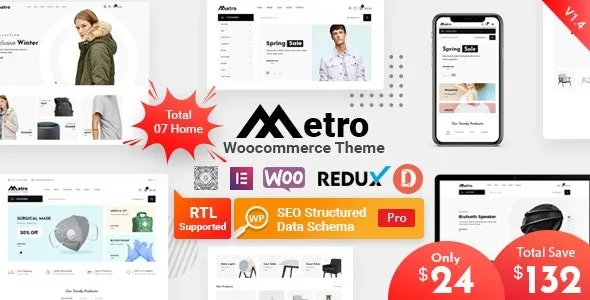 Metro v2.9 – 最简约的WooCommerce在线商店主题