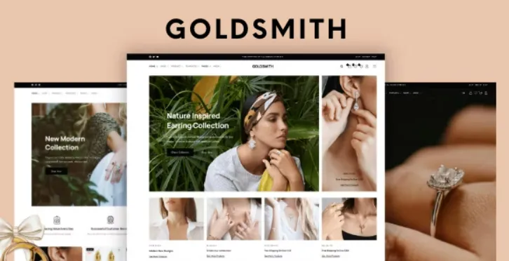 GoldSmith v1.2.5 -WooCommerce 珠宝首饰店主题，使用Elementor编辑器