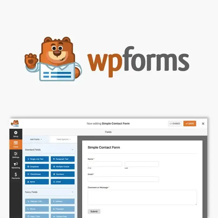 WPForms Pro v1.8.9.4 – WordPress表单插件WPForms高级版