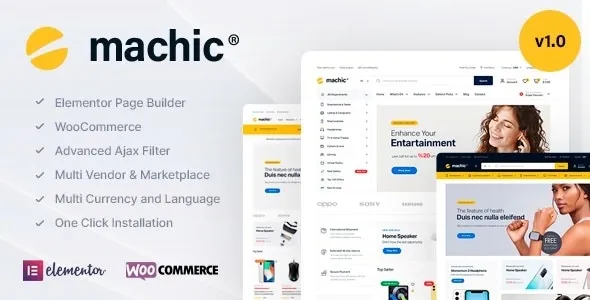 Machic v1.4.0 – WooCommerce 电子产品商店主题
