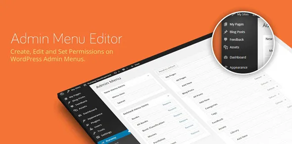 Admin Menu Editor Pro v2.25 + Addons – WordPress管理菜单自定义插件