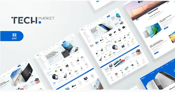 TechMarket v1.1 – 多用途在线电商Shopify模板
