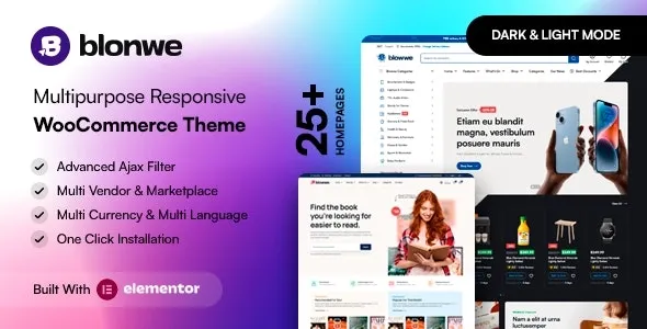Blonwe v1.0.9 – 多用途 WooCommerce 主题