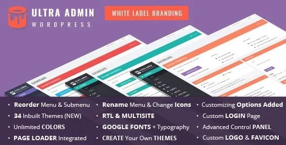 Ultra WordPress Admin Theme v11.7 – WordPress后台美化插件