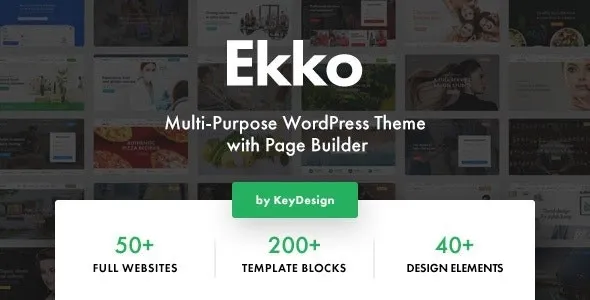Ekko v4.4 – 多用途WordPress企业主题[Nulled]